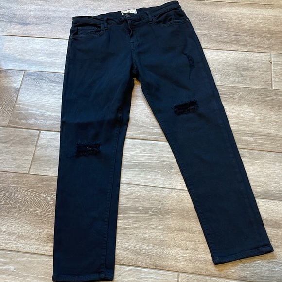 Current/Elliott Pants - Current Elliott The Fling Black Pants SIZE 29